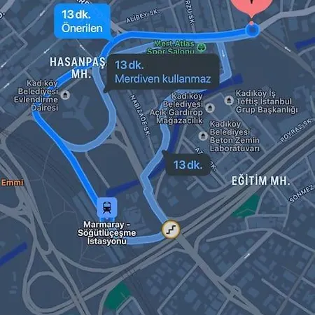 شقة Cozy Flat In Kadikoey 2br New Hou *